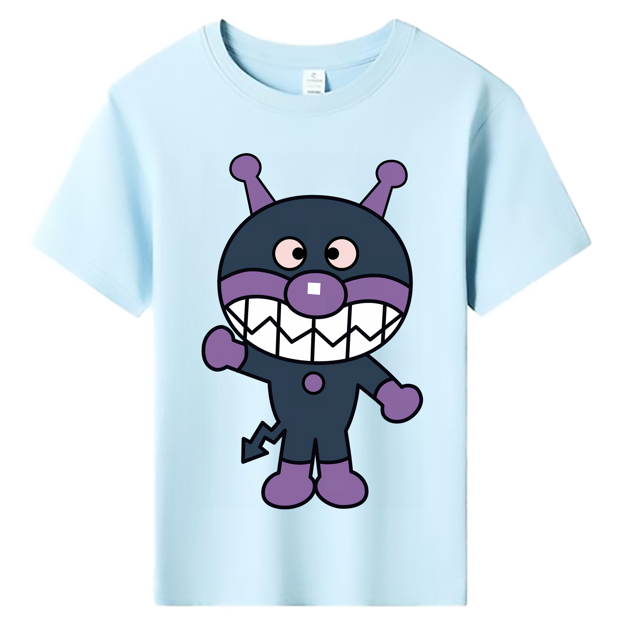 （画像用） アンパンマン Anpanman 綿100％キッズTシャツ（フロントプリント）